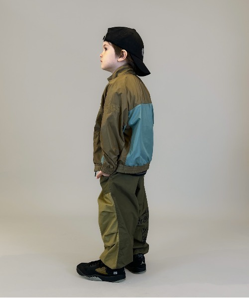 GROOVY COLORS（グルービーカラーズ）の「Compact Weather Cloth 2tone Long Pants（その他パンツ・キッズ・ベージュ・145）」の6枚目の写真