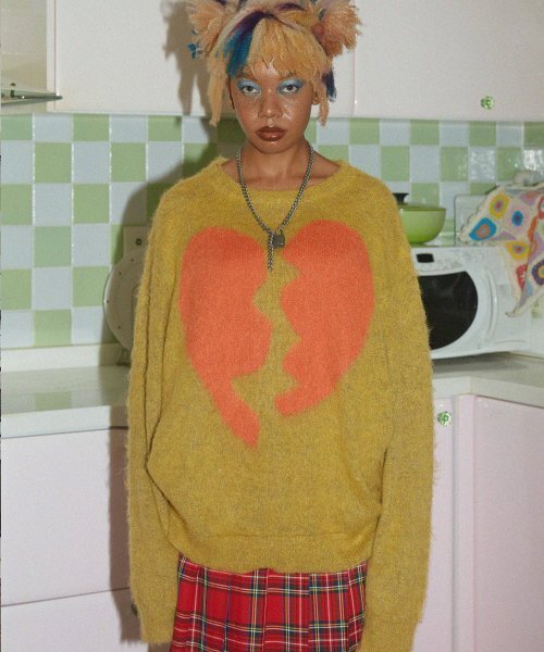KATER(カーター)の「Broken Heart Knit - GREEN(ニット/セーター・レディース・その他・FREE)」の5枚目の写真