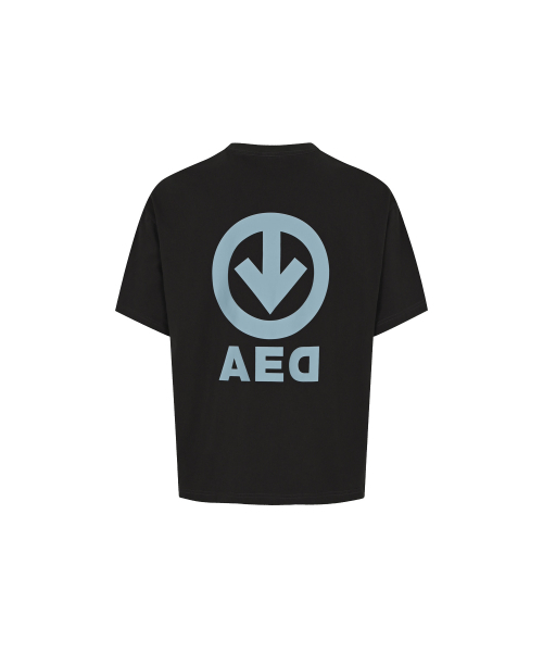 ALL EYES DOWN（オール アイズ ダウン）の「PIGMENT BASIC LOGO T-SHIRT (CHARCOAL)（Tシャツ/カットソー・レディース・その他・SMALL/LARGE）」の3枚目の写真
