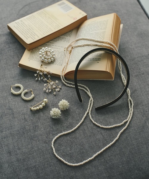 PUAL CE CIN(ピュアルセシン)の「ダブルパールブローチ(ブローチ/コサージュ・レディース・オフホワイト・FREE)」の9枚目の写真