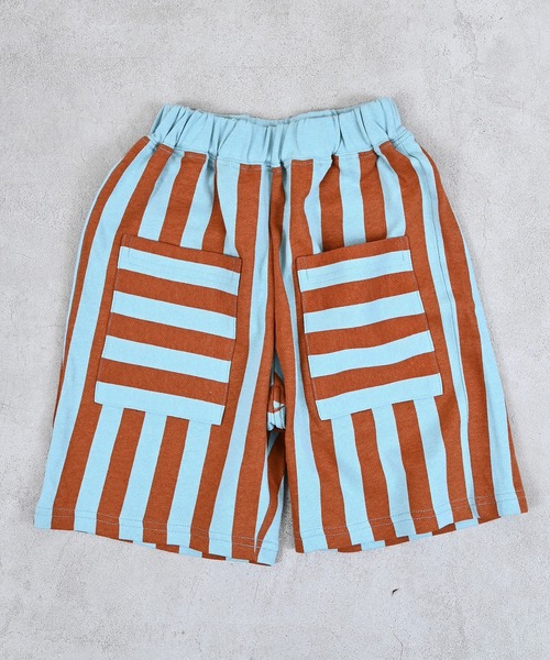 ミニウラケストライプショートパンツ（その他パンツ）｜MARKEY'S