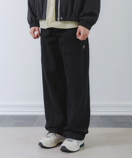 BAKKEN(バッケン)の「ピグメントストレートパティグパンツ BK8924_ブラック(その他パンツ・メンズ・ブラック・FREE)」の1枚目の写真