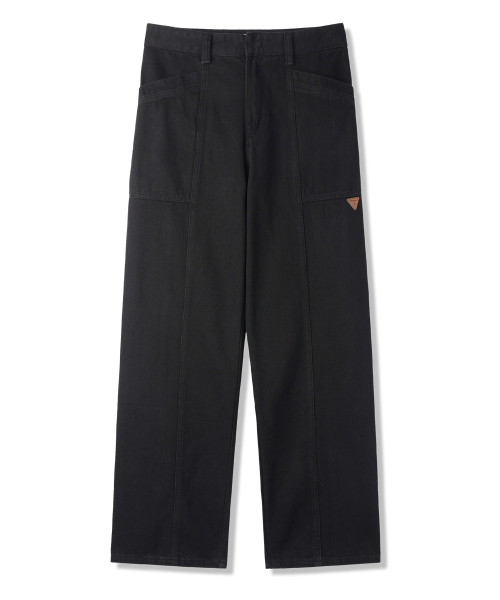 BAKKEN(バッケン)の「ピグメントストレートパティグパンツ BK8924_ブラック(その他パンツ・メンズ・ブラック・FREE)」の2枚目の写真