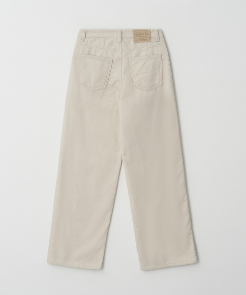 BUTTON UP（ボタンアップ）の「シグネチャーコーデュロイワイドパンツ起毛ver.(クリーム)（その他パンツ・レディース・その他・S/M/L）」の2枚目の写真