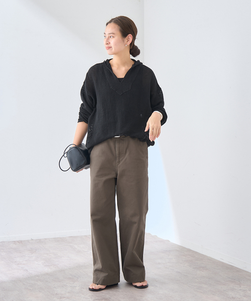 FRAMeWORK(フレームワーク)の「TORY LEATHER/トリーレザー 11/4BRAIDED ベルト(ベルト・レディース・ブラウン/ブラック・FREE)」の3枚目の写真