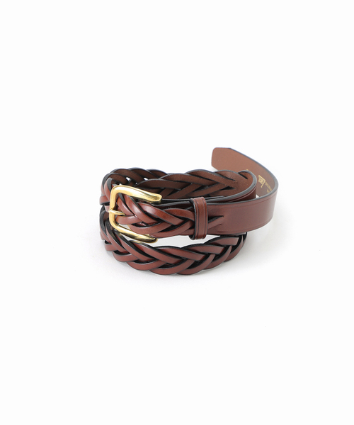 FRAMeWORK(フレームワーク)の「TORY LEATHER/トリーレザー 11/4BRAIDED ベルト(ベルト・レディース・ブラウン/ブラック・FREE)」の14枚目の写真