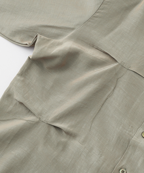 JIEDA(ジエダ)の「JieDa / ジエダ HAND STITCH OPEN COLLAR SHIRT(シャツ/ブラウス・メンズ・グレー/チャコールグレー・2)」の13枚目の写真