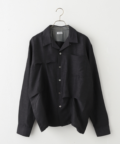 JIEDA(ジエダ)の「JieDa / ジエダ HAND STITCH OPEN COLLAR SHIRT(シャツ/ブラウス・メンズ・グレー/チャコールグレー・2)」の15枚目の写真