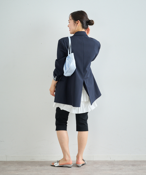 U by SPICK&SPAN（ユーバイスピックアンドスパン）の「ギャザーボリュームミニワンピース（ワンピース・レディース・ホワイト・FREE）」の8枚目の写真