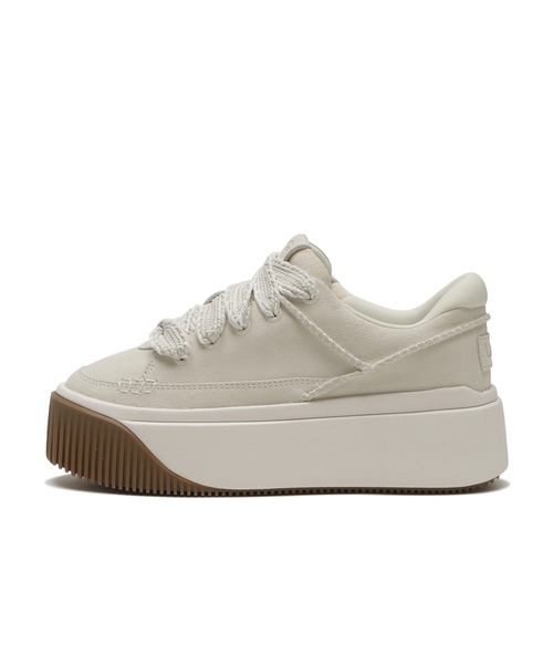 UGG(アグ)の「W EZ-DUZZIT SUEDE LACE UP 1175120-JSM(スニーカー・レディース・ホワイト・7h/7/6h/6/5h/8h/8)」の1枚目の写真