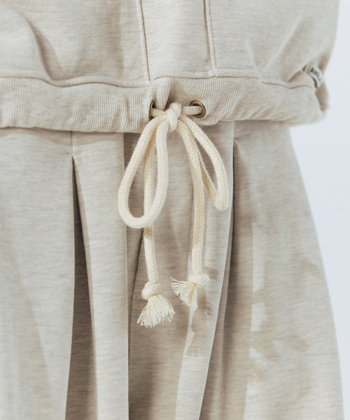 ANGLAN(アングラン)の「Double Valley Tuck Sweat Hoodie - Oatmeal(パーカー・メンズ・その他・FREE)」の9枚目の写真