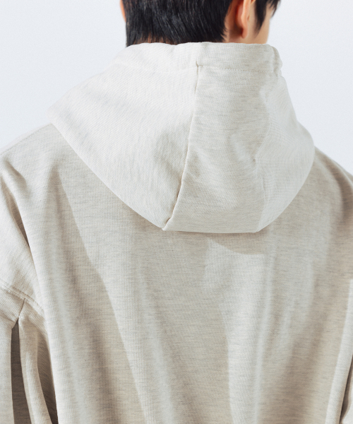 ANGLAN(アングラン)の「Double Valley Tuck Sweat Hoodie - Oatmeal(パーカー・メンズ・その他・FREE)」の11枚目の写真
