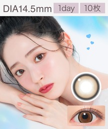 candymagic（キャンディーマジック）の「乱視用 -1.25D 180° candymagic TORIC 1day メロブラウン (10枚入り)（コンタクトレンズ・カラコン）」