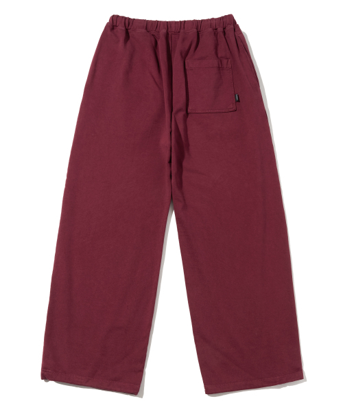 BROWNBREATH(ブラウンブレス)の「PIGMENT TAG PANTS - BURGUNDY(その他パンツ・レディース・その他・S/M/L/XL)」の2枚目の写真