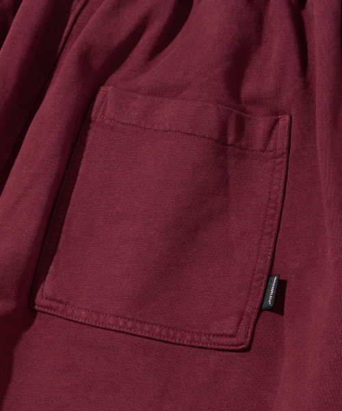 BROWNBREATH(ブラウンブレス)の「PIGMENT TAG PANTS - BURGUNDY(その他パンツ・レディース・その他・S/M/L/XL)」の5枚目の写真