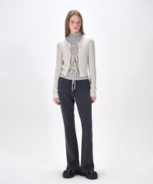 Pigment Boots Cut Sweat Pants, Charcoal