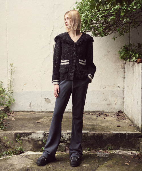 ETMON(エトモン)の「Pigment Boots Cut Sweat Pants, Charcoal(その他パンツ・レディース・その他・FREE)」の4枚目の写真