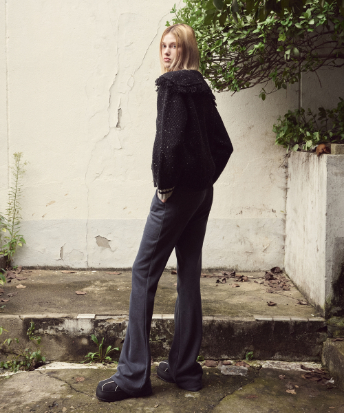 ETMON(エトモン)の「Pigment Boots Cut Sweat Pants, Charcoal(その他パンツ・レディース・その他・FREE)」の5枚目の写真