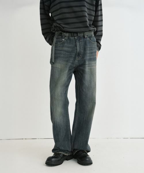 ENDOOR（エンドア）の「Fade denim pants (indigo blue)（デニムパンツ・メンズ・その他・3/2/1）」の17枚目の写真