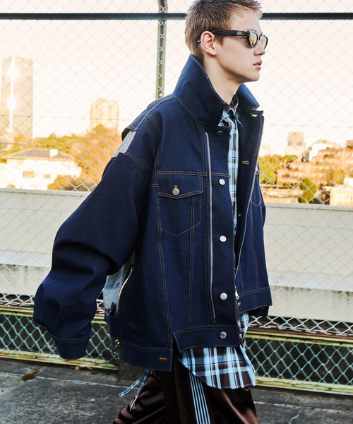 UNISEX】OVERSPEC DENIM JACKET/オーバースペックデニムGジャン