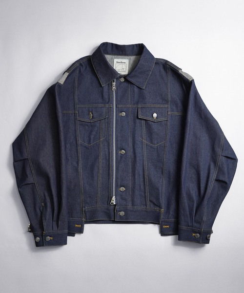 UNISEX】OVERSPEC DENIM JACKET/オーバースペックデニムGジャン
