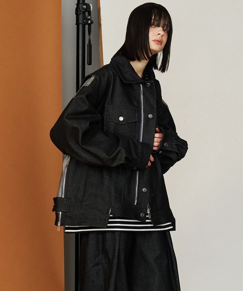 UNISEX】OVERSPEC DENIM JACKET/オーバースペックデニムGジャン