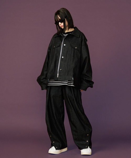 UNISEX】OVERSPEC DENIM JACKET/オーバースペックデニムGジャン