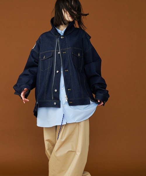 UNISEX】OVERSPEC DENIM JACKET/オーバースペックデニムGジャン