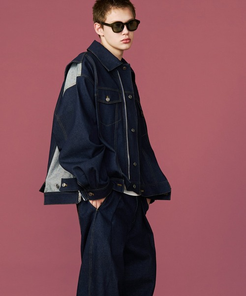 UNISEX】OVERSPEC DENIM JACKET/オーバースペックデニムGジャン
