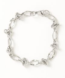 SILVER BULLET | 『SBLTR』ユニセックス ツイストリンクチェーンブレスレット(ブレスレット)