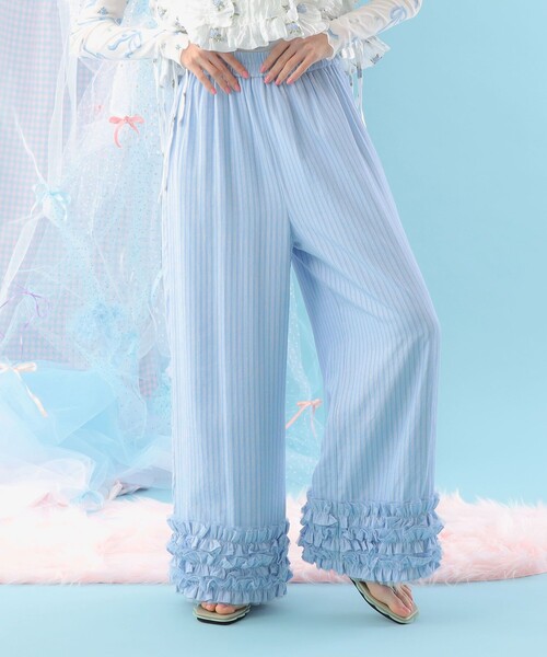 CAROLINA GLASER（カロリナ グレイサー）の「裾 フリル パンツ（その他パンツ・レディース・その他1/その他・SMALL/MEDIUM）」の2枚目の写真