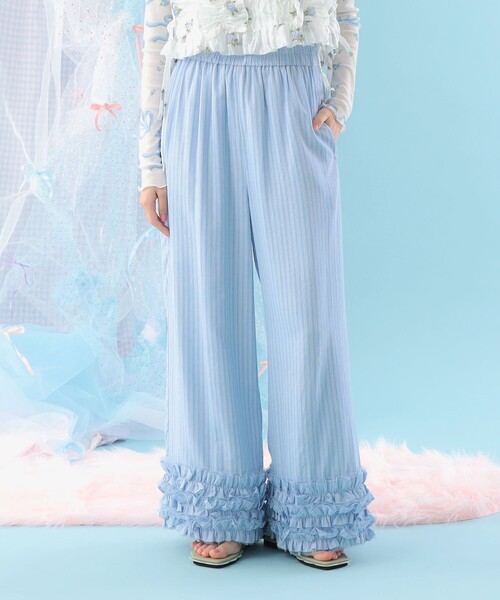 CAROLINA GLASER（カロリナ グレイサー）の「裾 フリル パンツ（その他パンツ・レディース・その他1/その他・SMALL/MEDIUM）」の4枚目の写真