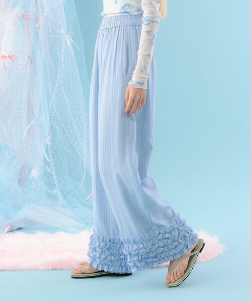 CAROLINA GLASER（カロリナ グレイサー）の「裾 フリル パンツ（その他パンツ・レディース・その他1/その他・SMALL/MEDIUM）」の5枚目の写真