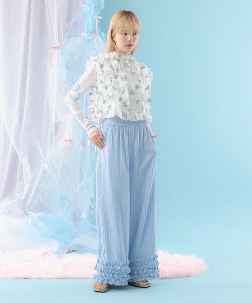 CAROLINA GLASER（カロリナ グレイサー）の「裾 フリル パンツ（その他パンツ・レディース・その他1/その他・SMALL/MEDIUM）」の10枚目の写真