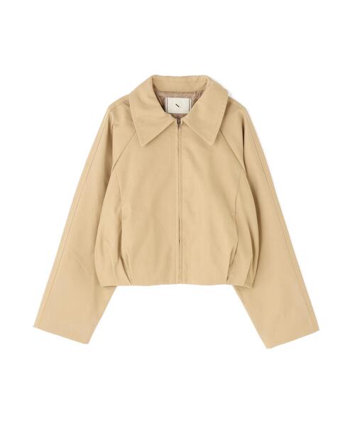 N.(N. Natural Beauty Basic)(エヌエヌナチュラルビューティーベーシック)の「ステンカラーフォルムブルゾン(ブルゾン・レディース・キャメル/オフホワイト・フリ-)」の11枚目の写真