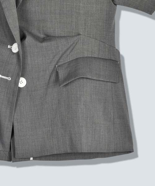 UP TUCK H/S JK（テーラードジャケット）｜OMMO（オーエムエムオー）の