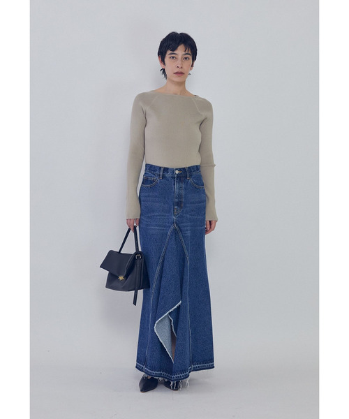 1er Arrondissement(プルミエアロンディスモン)の「ヴィスコースストレッチリブニットプルオーバー(ニット/セーター・レディース・ブラック系その他3/その他7/ベージュ・FREE)」の7枚目の写真