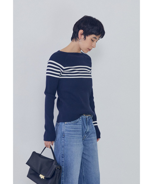 1er Arrondissement(プルミエアロンディスモン)の「ヴィスコースストレッチリブニットプルオーバー(ニット/セーター・レディース・ブラック系その他3/その他7/ベージュ・FREE)」の10枚目の写真