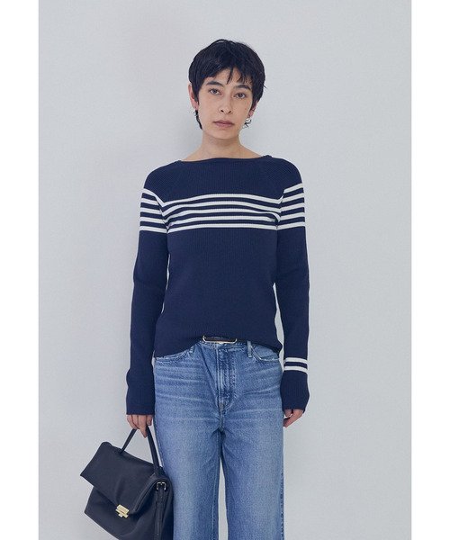1er Arrondissement(プルミエアロンディスモン)の「ヴィスコースストレッチリブニットプルオーバー(ニット/セーター・レディース・ブラック系その他3/その他7/ベージュ・FREE)」の11枚目の写真