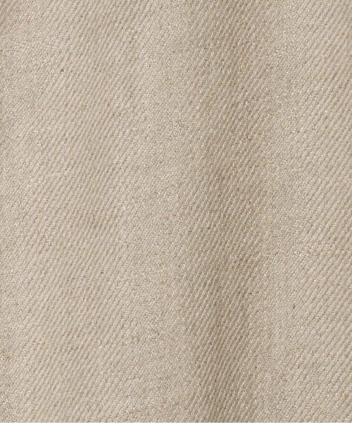 HELIOPOLE(エリオポール)の「DUNGAREES LINEN COAT(ステンカラーコート・レディース・ブラック/ベージュ・36/38)」の10枚目の写真