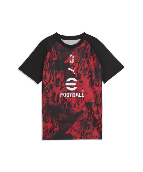PUMA プーマ キッズ ACミラン プレマッチ 半袖 シャツ（Tシャツ