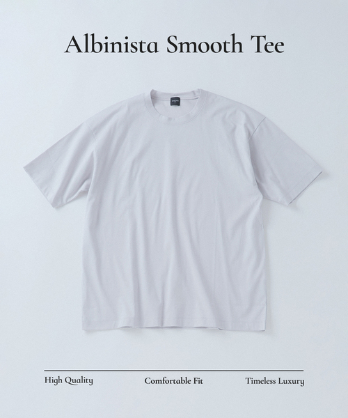 EDIFICE（エディフィス）の「アルビニスタ スムース Tシャツ（Tシャツ/カットソー・メンズ・オレンジ/ネイビー/ホワイト/ブルー/ブラウン系その他/アイボリー/ブラック・MEDIUM/SMALL/X-LARGE/LARGE）」の3枚目の写真