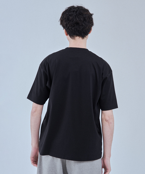 EDIFICE（エディフィス）の「アルビニスタ スムース Tシャツ（Tシャツ/カットソー・メンズ・オレンジ/ネイビー/ホワイト/ブルー/ブラウン系その他/アイボリー/ブラック・MEDIUM/SMALL/X-LARGE/LARGE）」の8枚目の写真