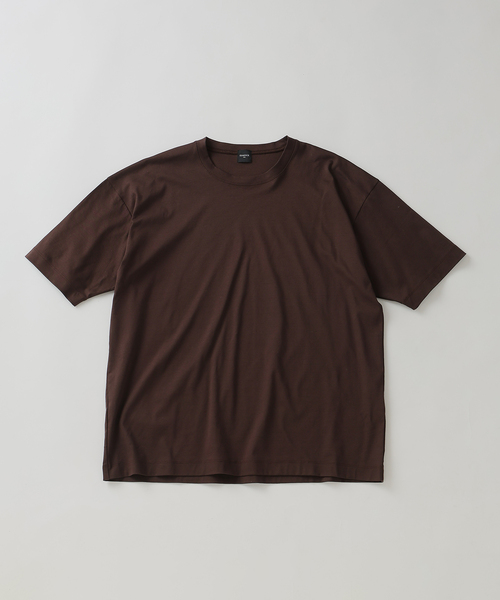 EDIFICE(エディフィス)の「アルビニスタ スムース Tシャツ(Tシャツ/カットソー・メンズ・オレンジ/ネイビー/ホワイト/ブルー/ブラウン系その他/アイボリー/ブラック/チャコールグレー・MEDIUM/SMALL/X-LARGE/LARGE)」の22枚目の写真