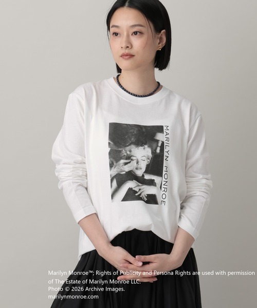 A part by(アパートバイ)の「Marilyn TEE_長袖(Tシャツ/カットソー・レディース・ホワイト系その他5/オフホワイト・FREE)」の1枚目の写真