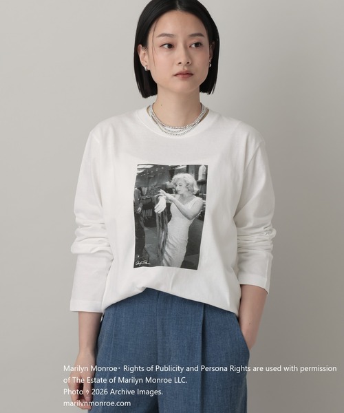 A part by(アパートバイ)の「Marilyn TEE_長袖(Tシャツ/カットソー・レディース・ホワイト系その他5/オフホワイト・FREE)」の2枚目の写真