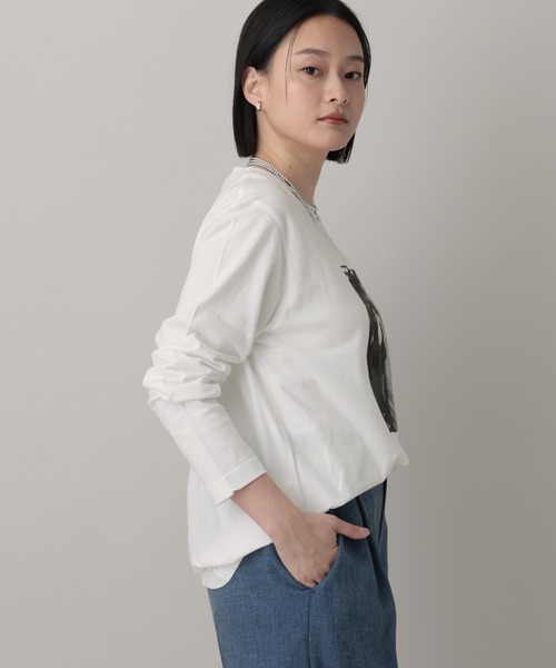 A part by(アパートバイ)の「Marilyn TEE_長袖(Tシャツ/カットソー・レディース・ホワイト系その他5/オフホワイト・FREE)」の20枚目の写真