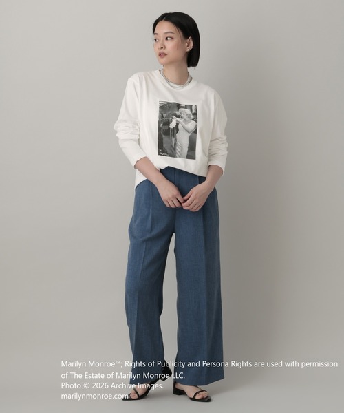 A part by(アパートバイ)の「Marilyn TEE_長袖(Tシャツ/カットソー・レディース・ホワイト系その他5/オフホワイト・FREE)」の16枚目の写真