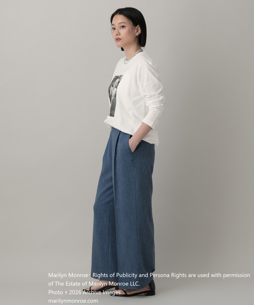 A part by(アパートバイ)の「Marilyn TEE_長袖(Tシャツ/カットソー・レディース・ホワイト系その他5/オフホワイト・FREE)」の17枚目の写真