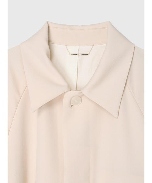 anuans（アニュアンス）の「ウールステンカラーロングコート（ステンカラーコート・レディース・ピンクベージュ/ネイビー・F）」の19枚目の写真